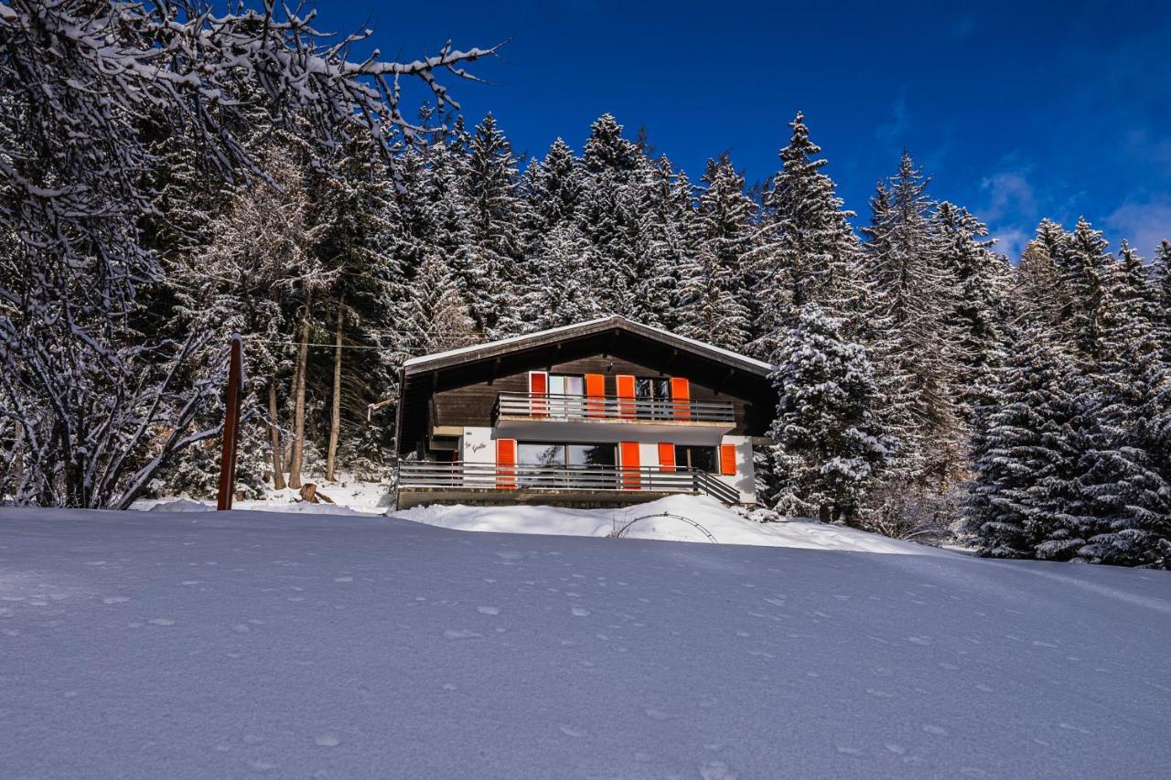 Chalet Familial Les Girolles aux portes d'Anzère Arbaz Esterno foto